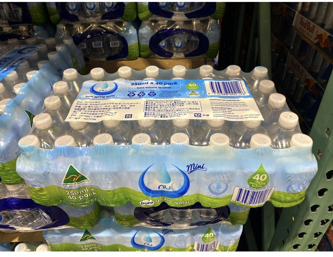 NU-PURE 泉水 250毫升 x 40瓶, 40個, 250ml