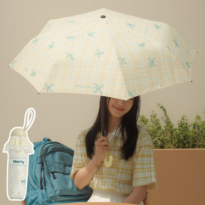 디망 발레리나리본 3단 초경량 우양산