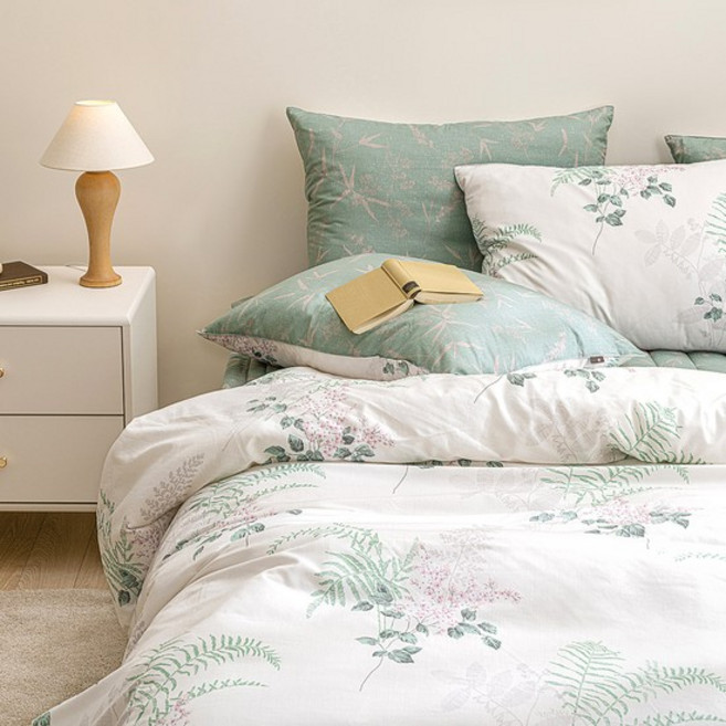 플로리 60수 면모달 무봉제 차렵이불 단품/세트/풀세트