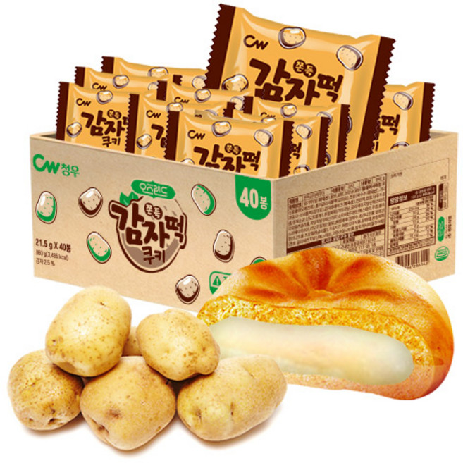 오즈랜드 청우 쫀득 감자떡쿠키, 1개, 860g