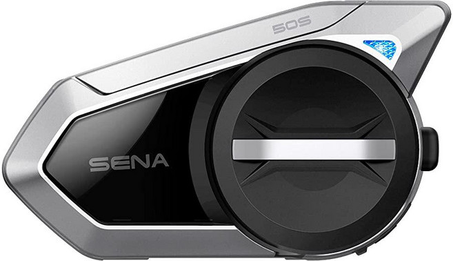 Sena Harman Kardon 50S 오토바이 조그 다이얼 통신 블루투스 헤드셋 사운드 포함 통합 메시 인터콤 시스템 프리미엄 마이크 및 스피커 듀얼 팩