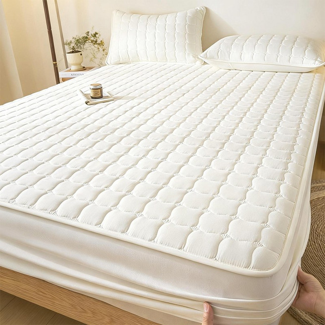 THE BLOOMING방수 및 방뇨 누빔 밴드형 매트리스 침대커버 매트리스커버