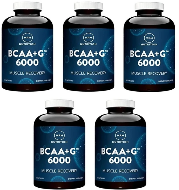 MRM BCAA+G 6000 150캡슐 x5개, 150정 - 쿠팡
