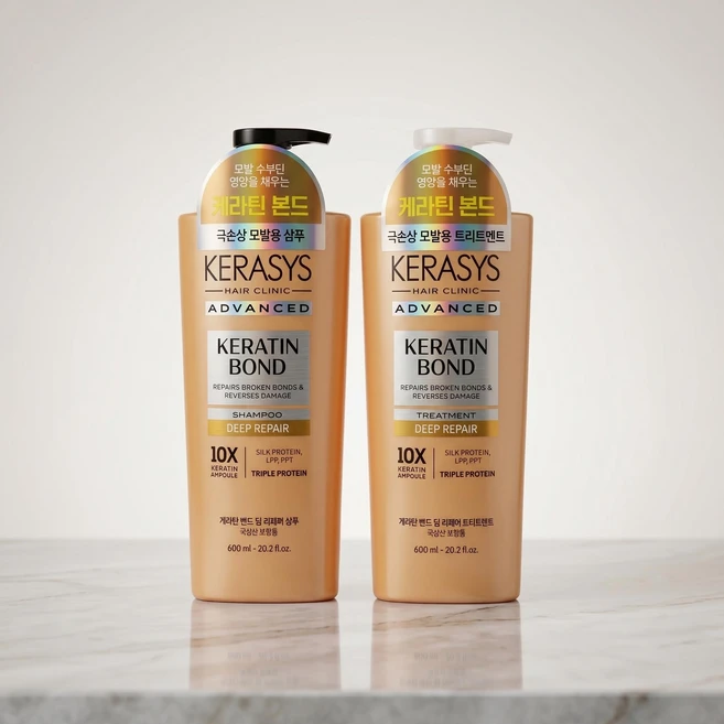 케라시스 트리트먼트 샴푸 리페어 케라틴본드 어드밴스드 앰플 모발영양 수분보충 600ml, 케라틴본드 딥 리페어 앰플 샴푸, 1개 - 쿠팡