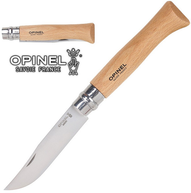 오피넬 클래식 12VRI 너도밤나무 캠핑용 나이프, 혼합색상, 1개