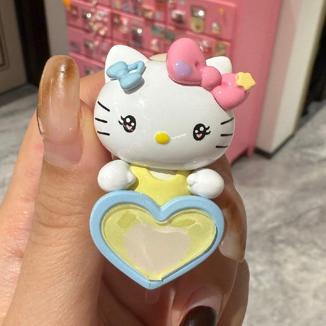 키티히퍼 러브 비트 폰꾸 선택가능 7종 장식 소품 피규어, A, 1개