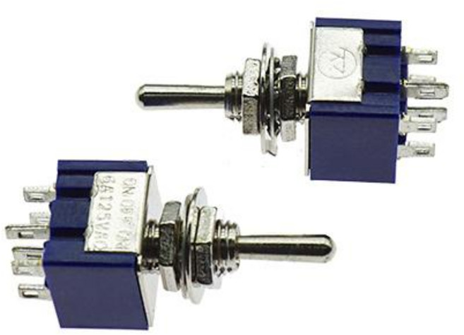 토글스위치 MTS-203 3단6P, 없음, 1개