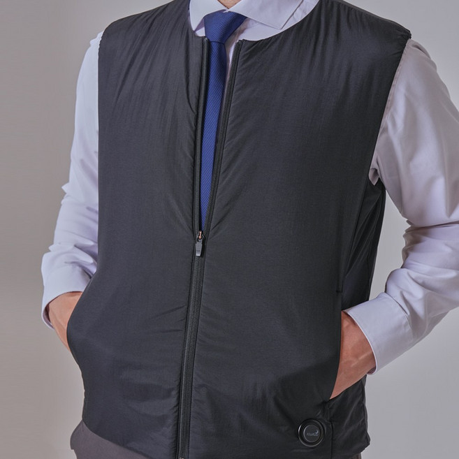 키스쿠 타슬란 온열 베스트/ 남성용 발열조끼 패딩조끼 경량패딩 세트 (배터리 포함)