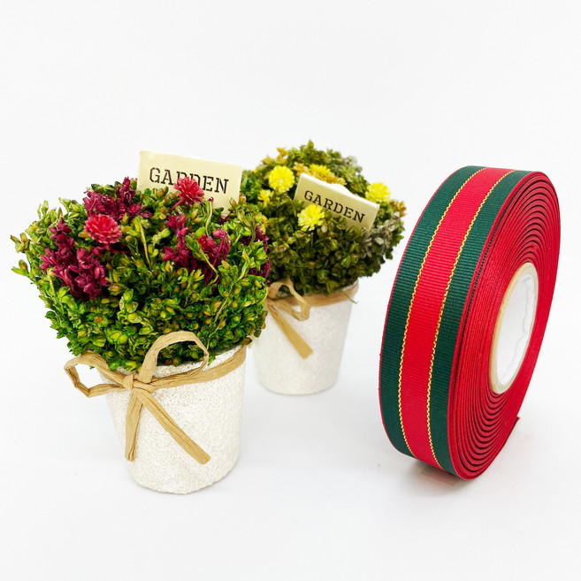 제이제이리본 크리스마스리본 30YD 50YD ( 7mm 10mm 15mm 25mm 28mm 40mm), 구츄리, 20mm(30YD)