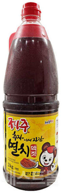 반찬단지 제주 추자에서 자란 멸치액젓, 1개, 2kg