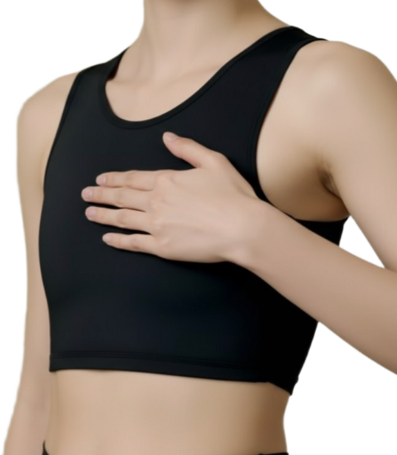 프리마 가슴 작아보이는 압박 플랫 노와이어 흔들림방지 브라