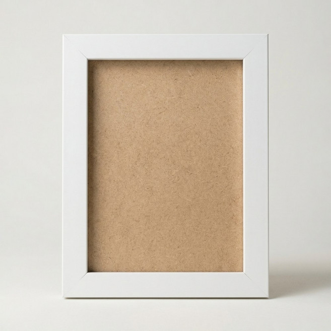 심플 슬림 사각 아크릴 액자 상장 사진 포스터 증명서 인증서, 10개, 화이트