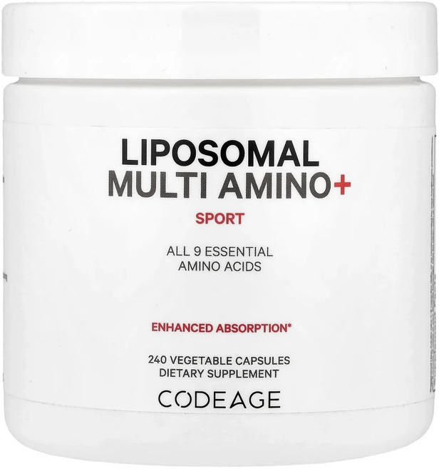 신상할인판매 Codeage 리포소말 멀티 아미노+ 스포츠 베지 캡슐 240정 최저가격, Codeage리포소말멀티아미노스포츠베지캡슐240정, 1개 - 쿠팡