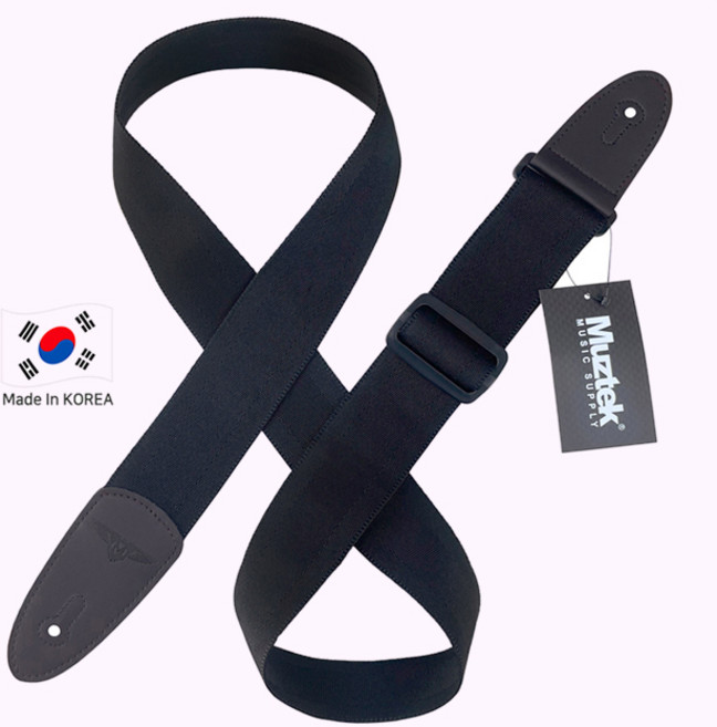통기타 일렉 기타 베이스 스트랩 멜빵 어께끈 뮤즈텍 MS-P, 1개