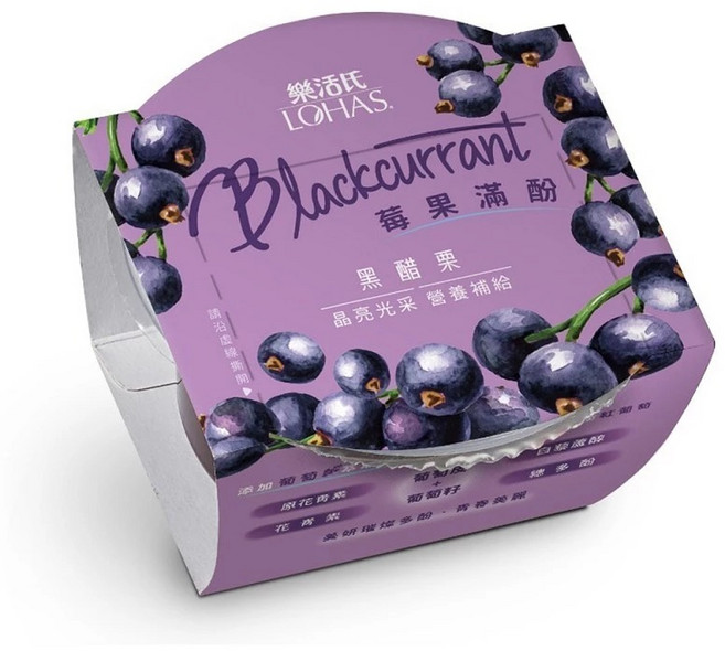 綠邦 黑醋栗吸凍 特惠組, 180g, 1個