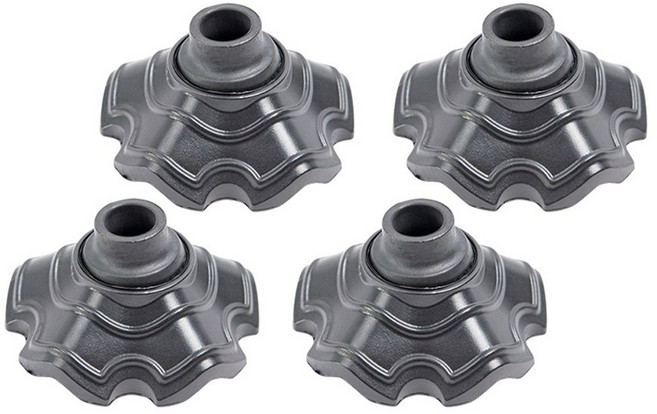 캠핑 의자 개구리 오리발 미끄럼 방지 테이블 다리 보호대 각도 조절 가능 내마모성 접이식 발 커버 1 개 4