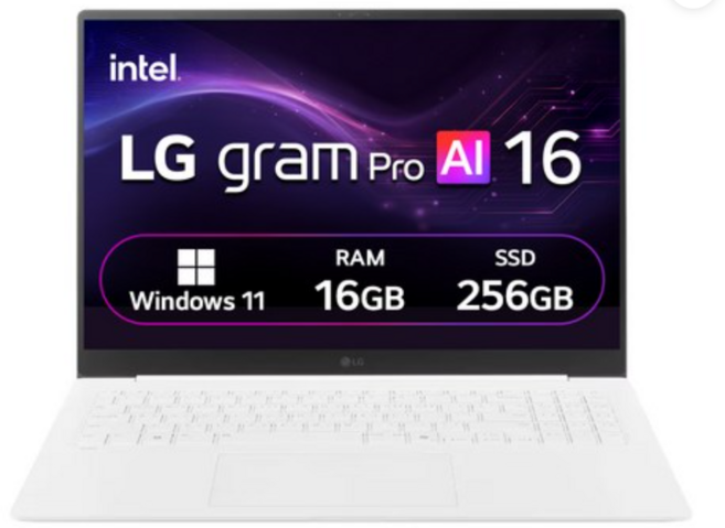LG전자 2025 그램 프로 AI 16 코어 Ultra5, 에센스 화이트, 512GB, 16GB, WIN11 Home, 16Z90TS-GS5PK