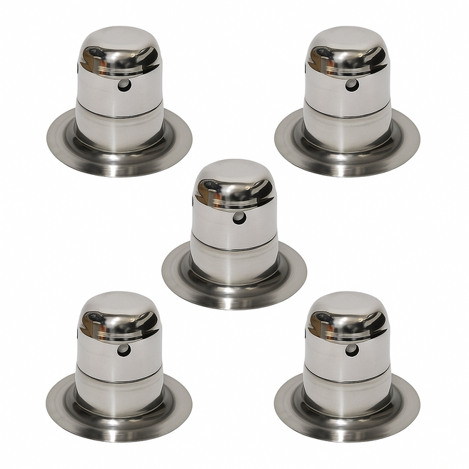 티앤씨 옥상방수용 싸브 탈기관 5개 - 탈기반 에어밴트 탈기장치 에어벤트 복합방수 습기배출 우레탄방수 습기제거, 싸브 탈기관 * 5개