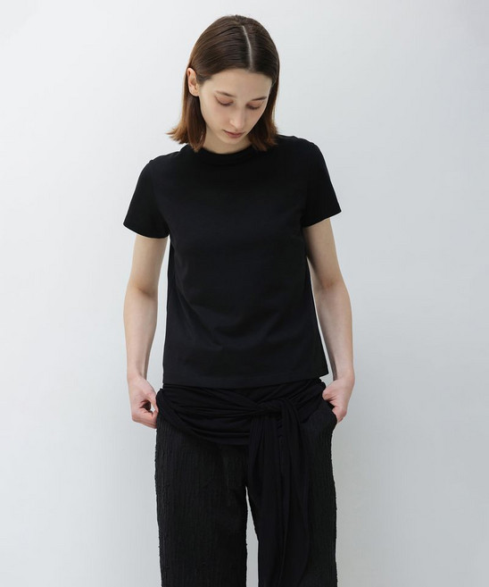인사일런스 INSILENCE WOMEN W 수피마 코튼 프리미엄 티셔츠 BLACK IW2D2TO01BK 393759