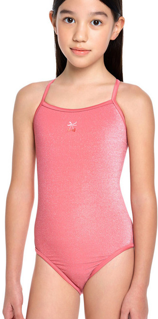 후그 여아수영복 GXM388 펀샤인 샤인핏치 리본크로스 X-back