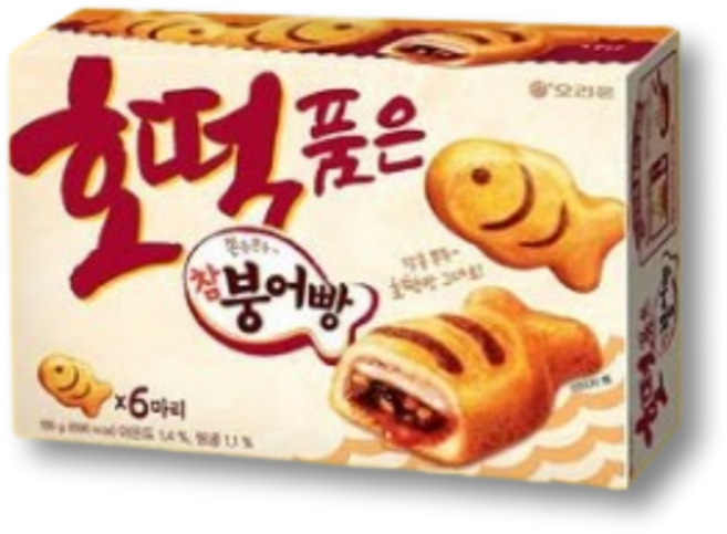 오리온 호떡품은 참붕어빵, 186g, 2개
