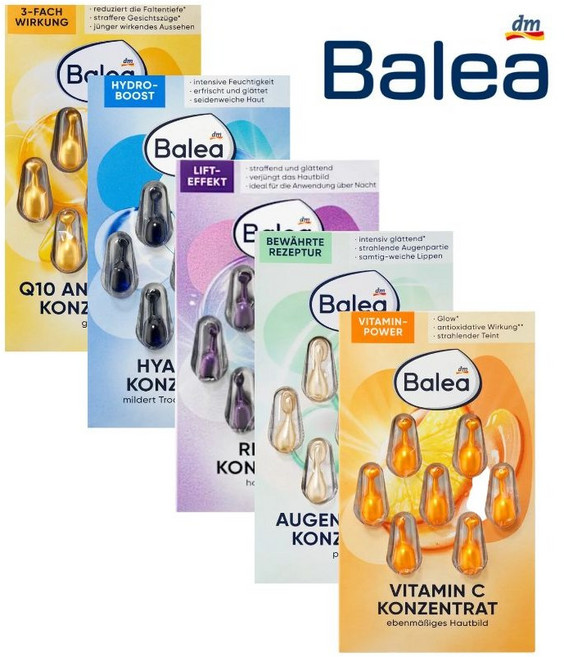 발레아 Balea 앰플 5종 10개 세트 7개입