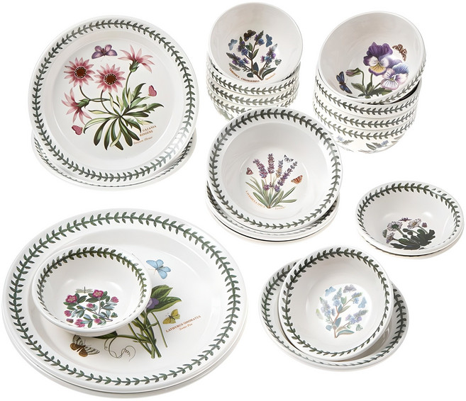 포트메리온 보타닉가든 4인 디너 세트 20p, 화이트색, 식기 6종, 1세트