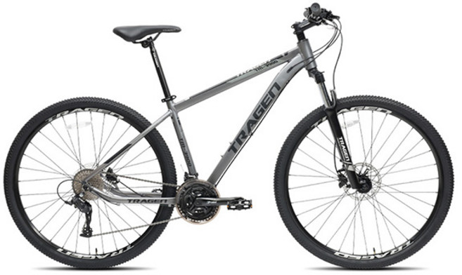트라젠 TM3900 시마노 24단 유압식디스크브레이크 73.7cm(29인치) 입문용 MTB 자전거 완조립상품, 1개, 180cm, 그레이 15.5인치