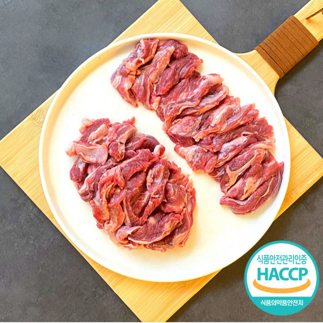 1등급 국내산암컷 흑염소 염소고기 갈비살 구이용, 1개, 200g