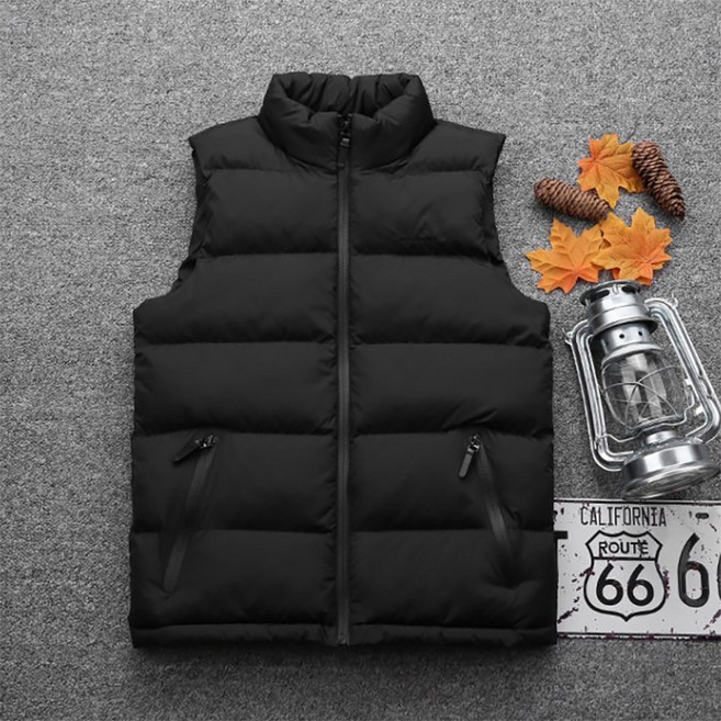 남성용 가을 겨울용 패션 심플 면 베스트 YD 뉴타임즈 G935S108