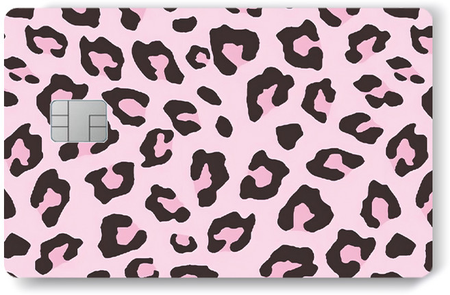 텔레토비 토비 밈 코믹 체크카드 신용카드 카드스티커 카드리폼 스티커 카드스킨 토스카드 교통카드 카드꾸미기 카드커버, 1개, 핑크호피