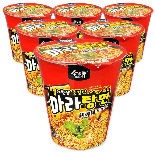 [푸드원스토어] 진마이랑 마라탕면 115g, 6개