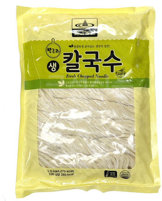 칠갑농산 복조리 생칼국수 (식자재) 1.5k X 10개입 Box, 2개, 1.5kg
