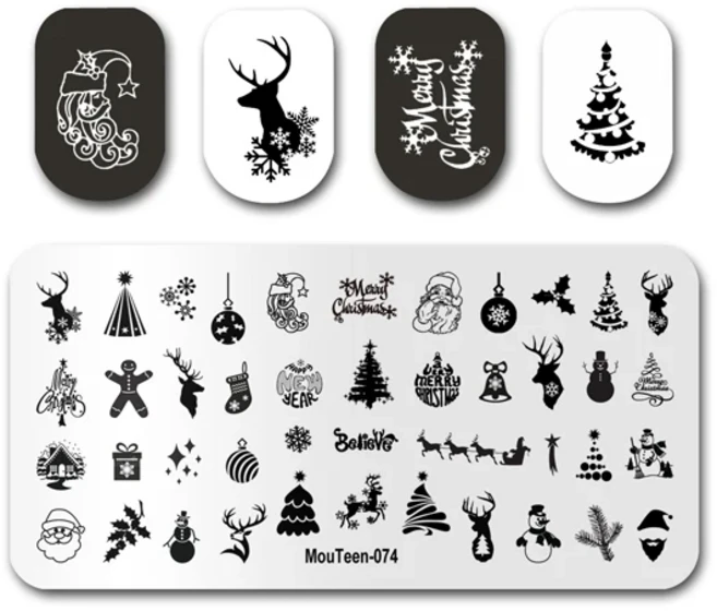 MouTeen161 Evil Eye Hamsa 핸드 네일 플레이트 스탬프 킹 매니큐어 세트 아트 스탬핑용