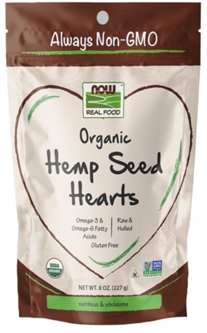 NOW Real Food Organic Hemp Seed Hearts, 1개 - 쿠팡