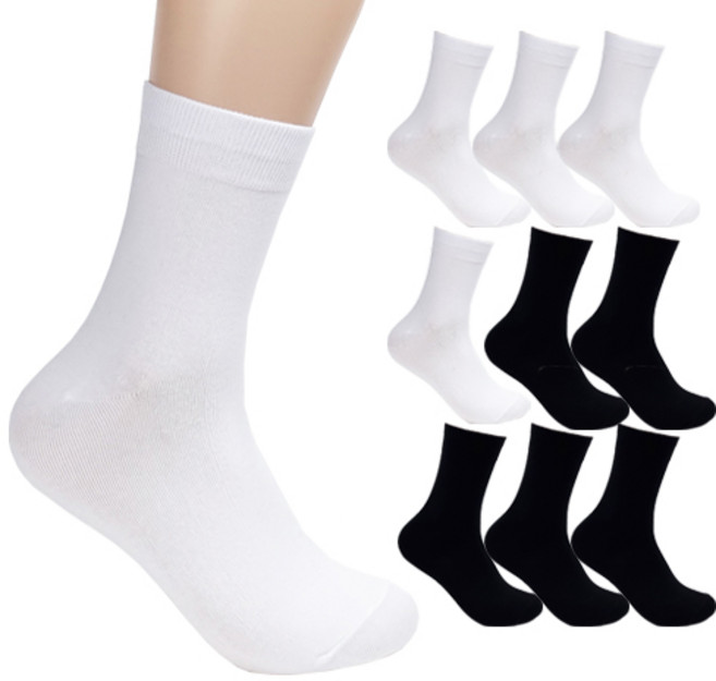 본베이직 더베이직 남성용 프리미엄 무지 중목 양말