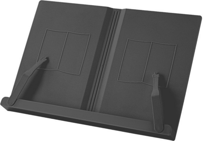 데이모노 가볍고 튼튼한 휴대용 독서대, 블랙