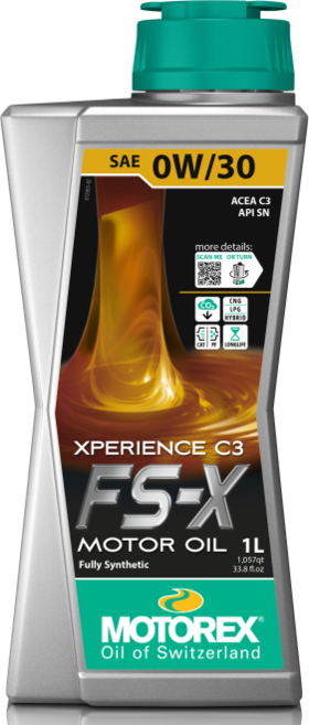 모토렉스 FS-X 0W30 합성 엔진오일 1L 수입차 하이브리드 스포츠카 제네시스 BMW 벤츠 아우디 쉐보레 캐딜락 볼보, 1개