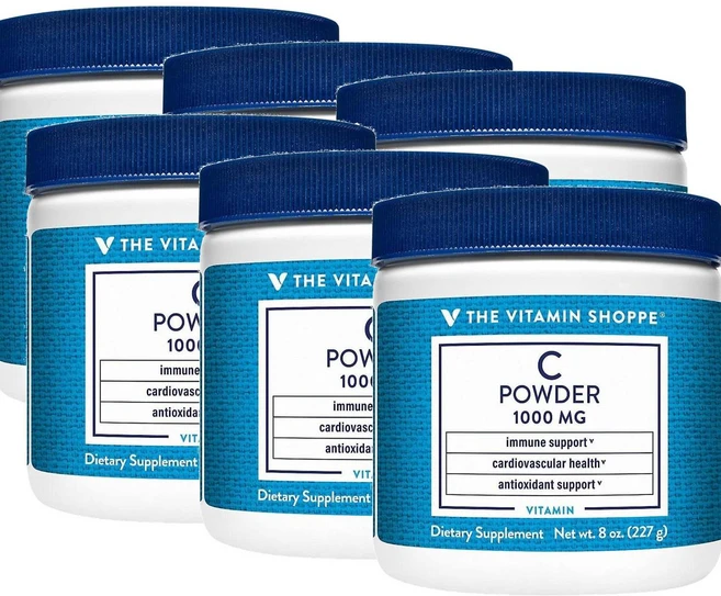 더비타민샵 비타민C 파우더 1000mg The Vitamin Shoppe Vitamin C Powder, 227g, 6개 - 쿠팡