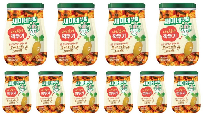 새미네부엌 깍두기 양념, 120g, 10개