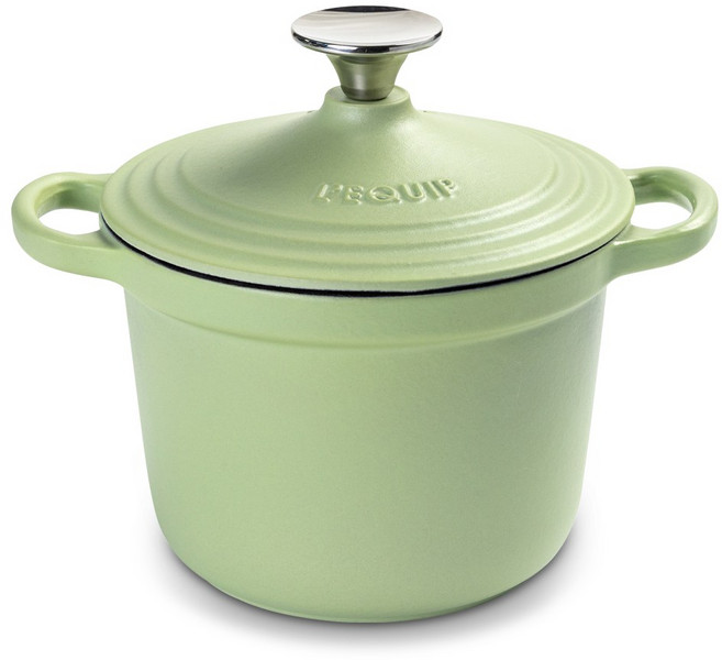리큅 인덕션 더치오븐 무쇠밥솥 LRI-18, 18cm, 라이트그린, 1개