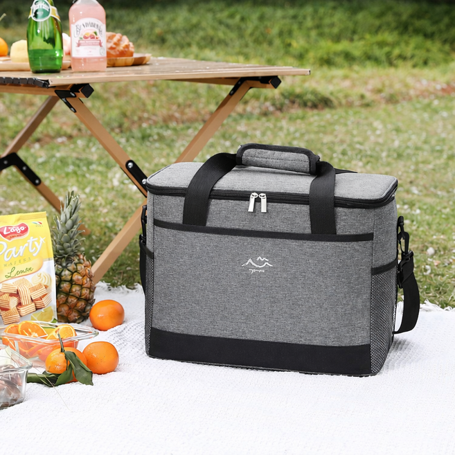 소피네 넉넉한수납 다용도 캠핑가방, 30L, 그레이