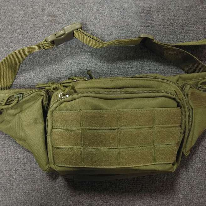 戶外多功能運動腰包, 軍綠