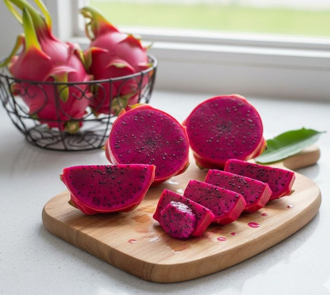 동명팜 달달아삭 프리미엄 적용과 베트남 레드용과, 1박스, 2.5kg, 3-4과