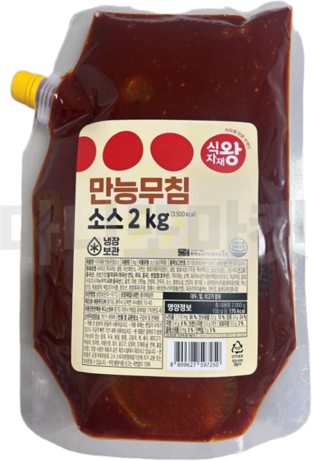 식자재왕 만능무침 소스 2kg, 4개