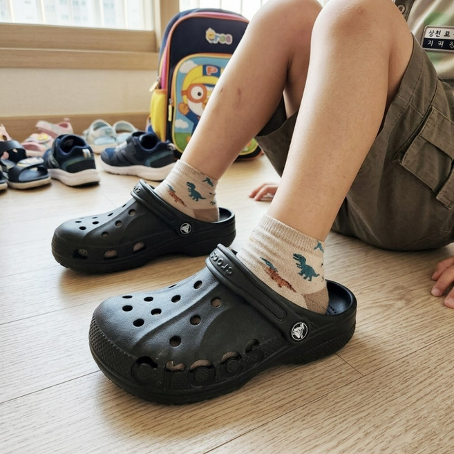 크록스 키즈 바야클로그 슬리퍼 샌들 초등 학생 신발 실내화 클로그 J1 J2 J3 +STUDIOS