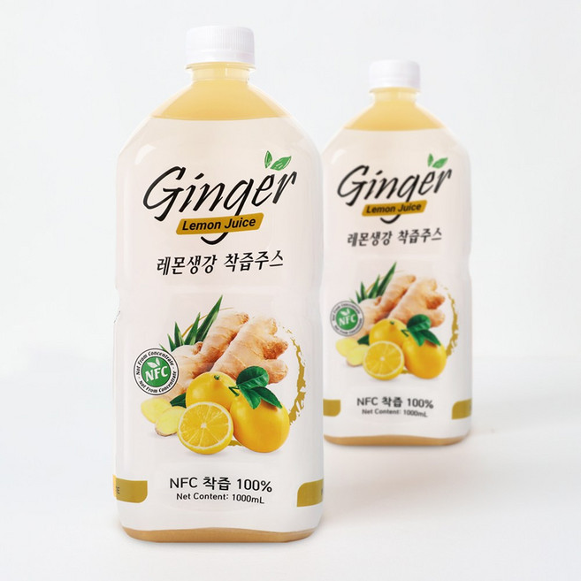 레몬 생강 착즙 원액 100%, 1L