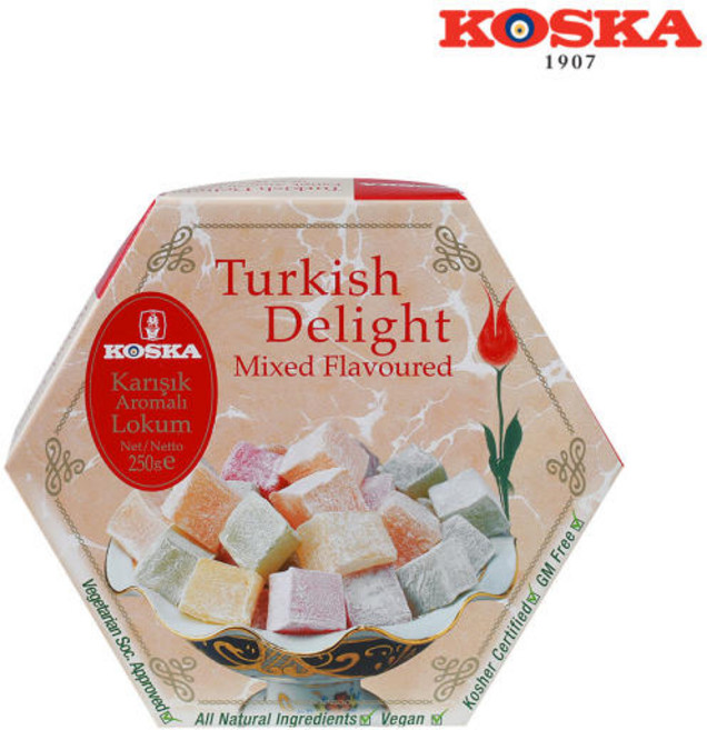 코스카 터키쉬 딜라이트 믹스플레이버 젤리, 250g, 1개