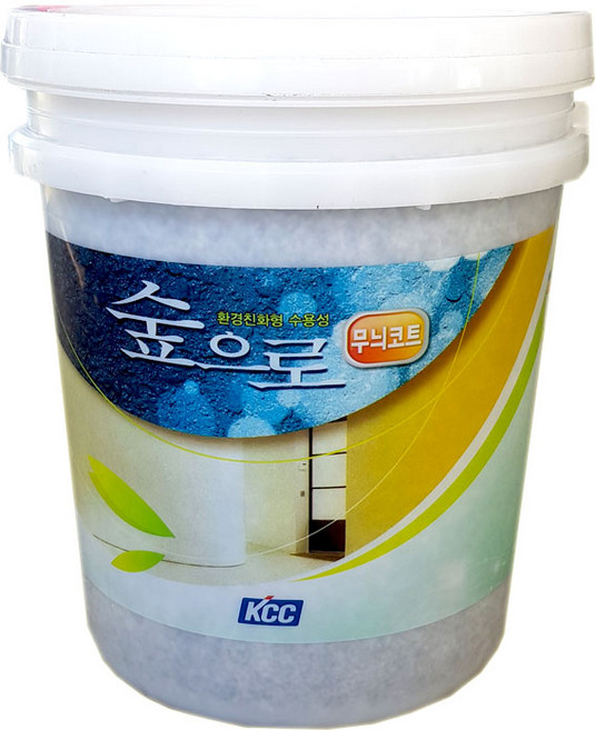 KCC 숲으로 무늬코트 다채무늬 도료 18L, 1개, 24