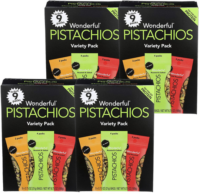 원더풀 피스타치오 종합 팩 9개입, 4개